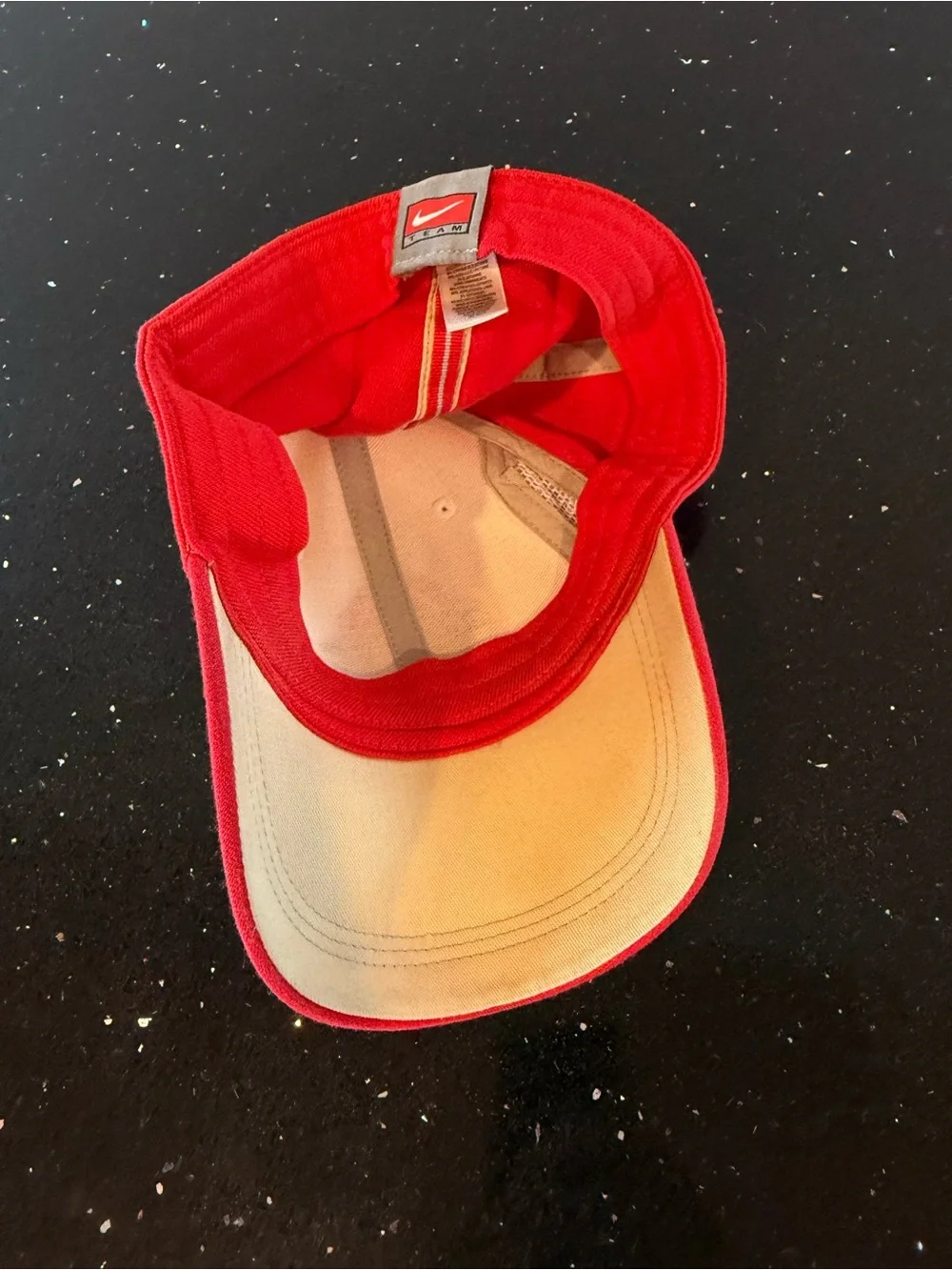 Ohio State Buckeyes Red & White Logo Nike Hat